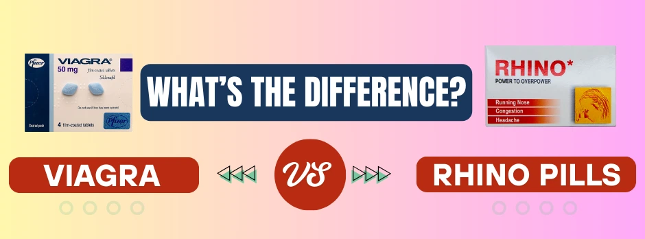 Rhino Pills Vs. Viagra: What’s The Difference?