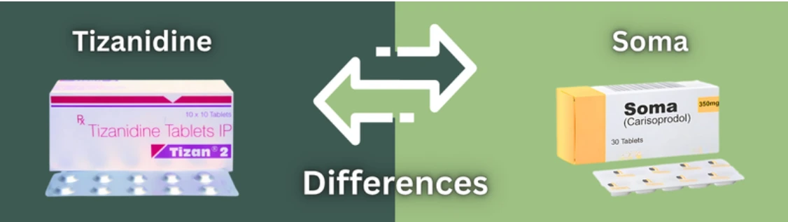Differences: Tizanidine Vs Soma