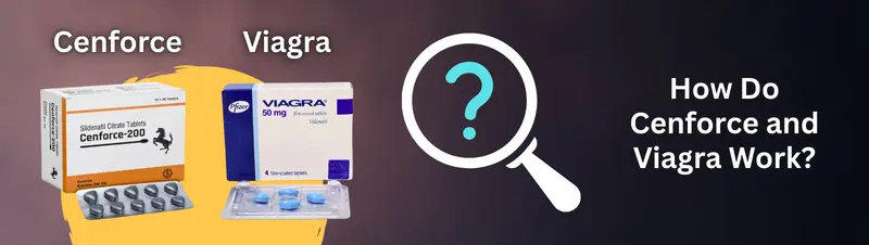 How Do Cenforce and Viagra Work?