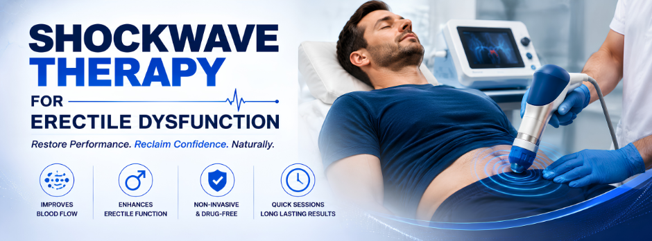 Shockwave therapy for erectile dysfunction explained